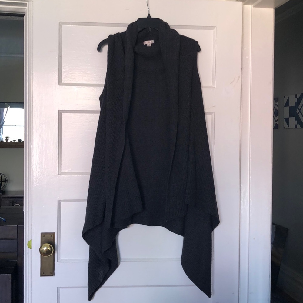 Gray merona sweater vest